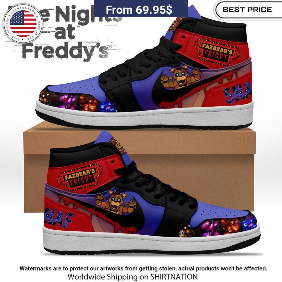 Five Nights at Freddy's Jordan High Top Shoes Elegant and sober Pic