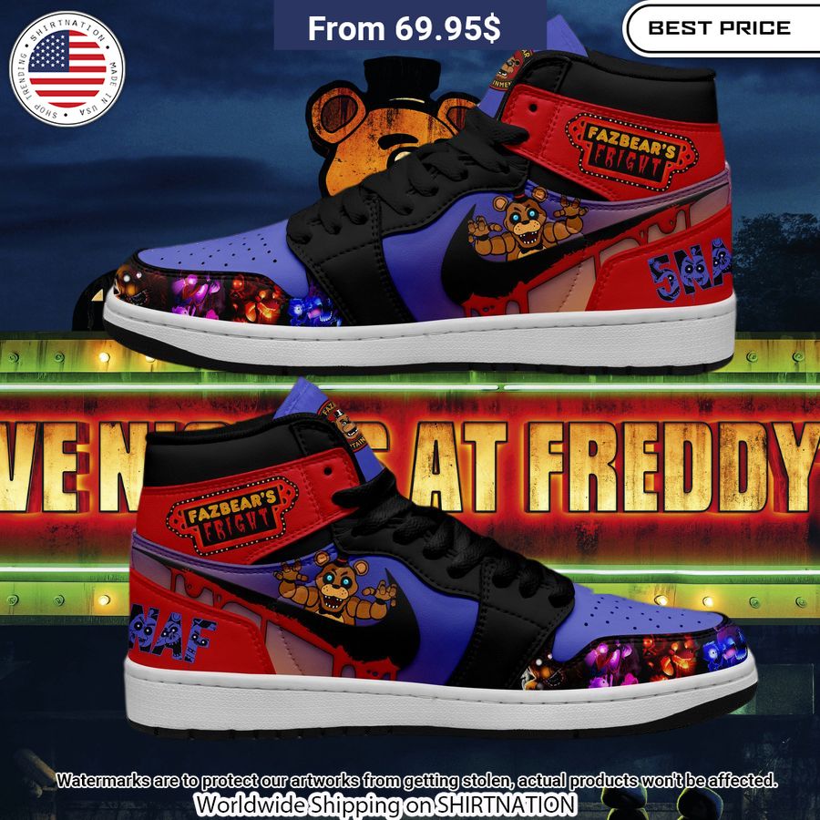 Five Nights at Freddy's NIKE Air Jordan 1 You tried editing this time?