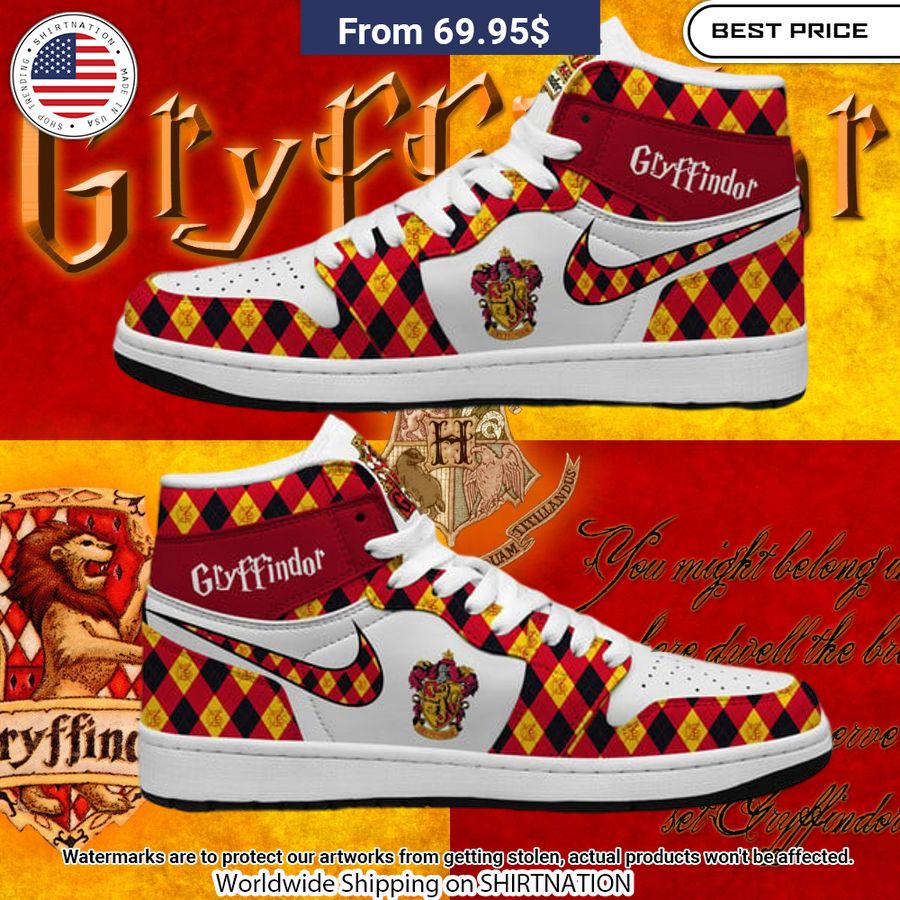 Gryffindor HP NIKE Air Jordan 1 Ah! It is marvellous