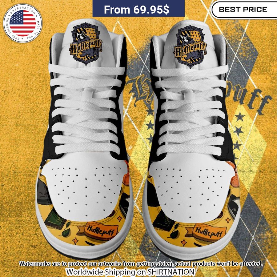 Hufflepuff NIKE Air Jordan 1 I like your dress, it is amazing