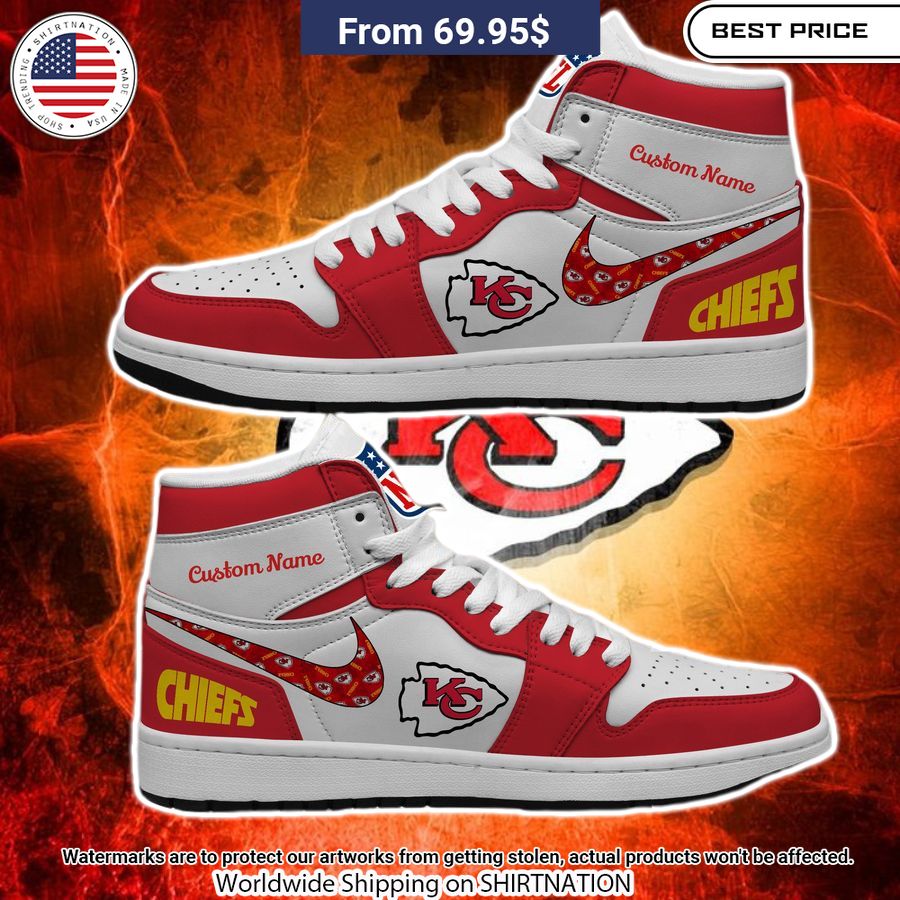 Kansas City Chiefs custom NIKE Air Jordan 1 Loving click