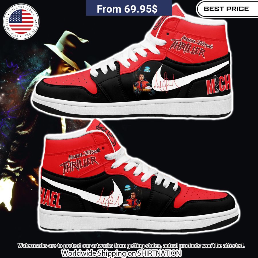 Michael Jackson Thriller Air Jordan 1 Sizzling