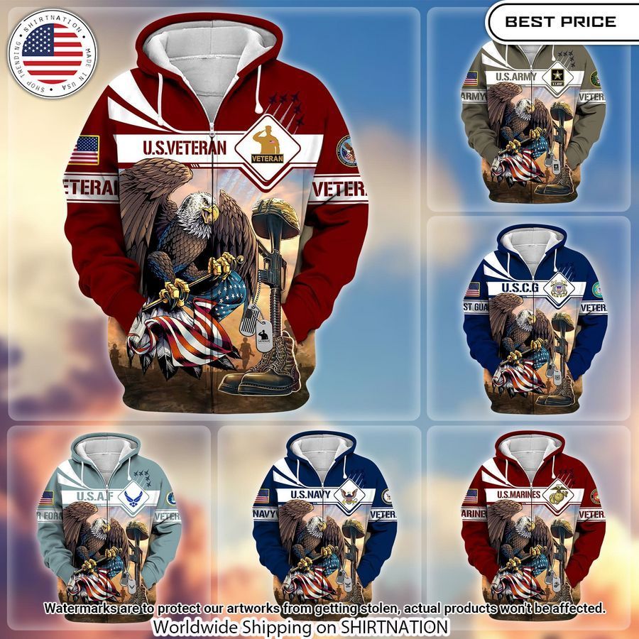 proudly served us veteran custom service hoodie 1