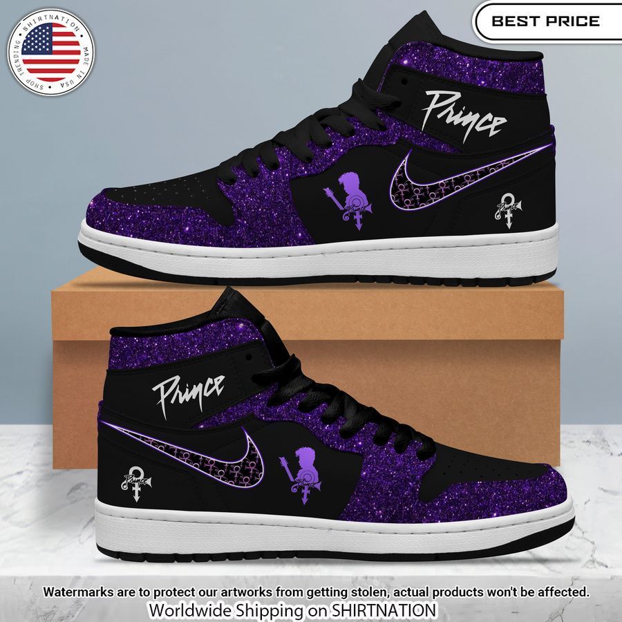 Purple Rain Prince Air Jordan 1 Super sober