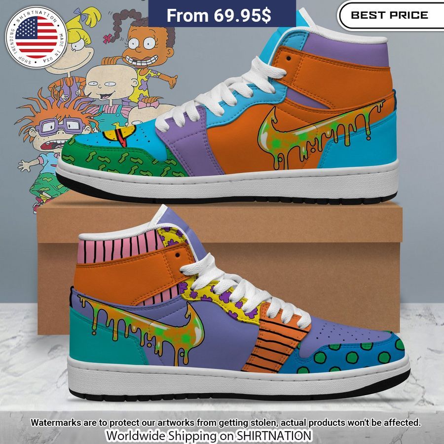 Rugrats Jordan High Top Shoes Good one dear