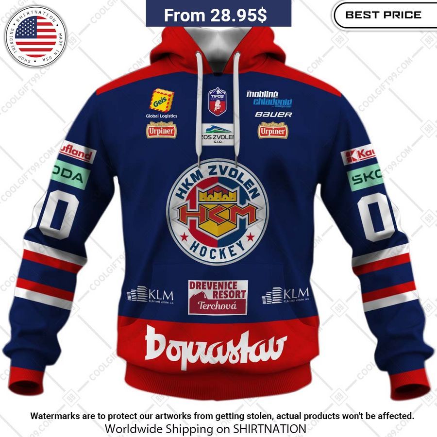 Slovak Extraliga HKM Zvolen Custom Hoodie Stand easy bro