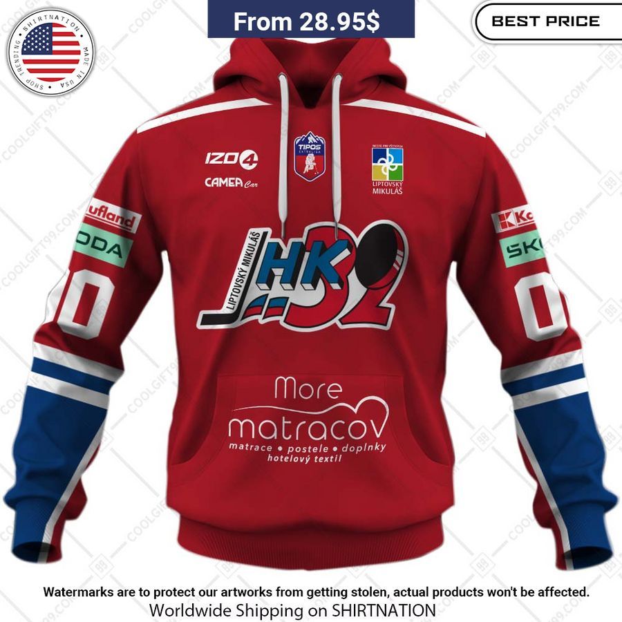 Slovak Extraliga MHK 32 Liptovsky Mikulas Custom Hoodie Pic of the century