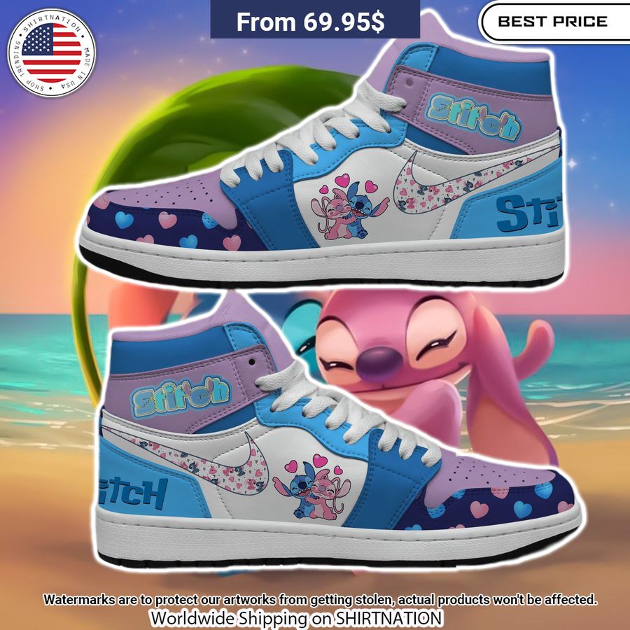 Stitch and Angel love NIKE Jordan 1 Nice shot bro