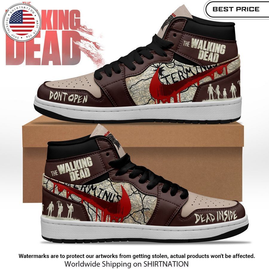 The Walking Dead Don't open Dead inside Air Jordan 1 Heroine