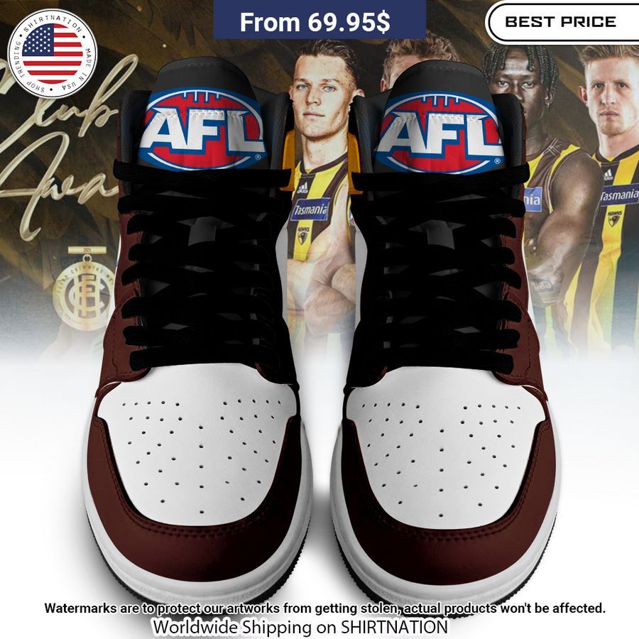 Hawthorn Hawks Custom Air Jordan 1 Cool look bro