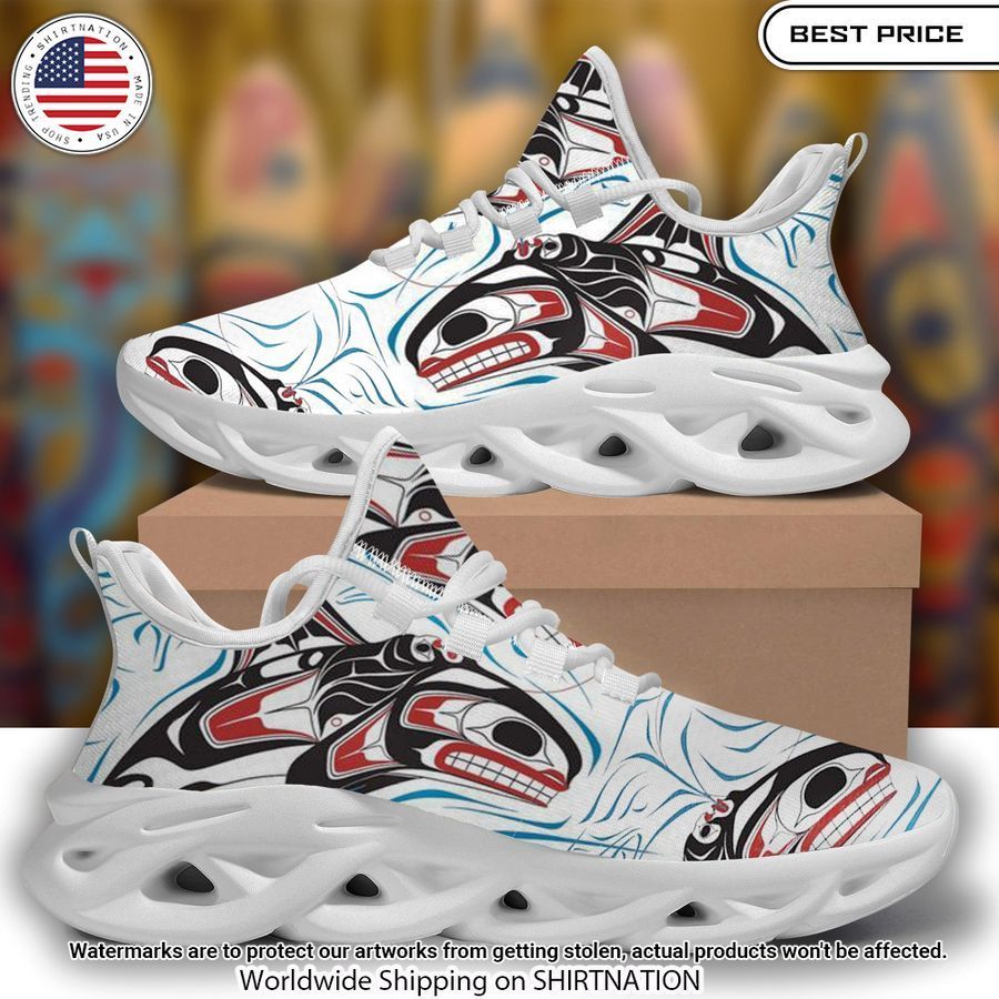 Killer Whale Haida Northwest Coast Clunky Max Soul Shoes Good one dear