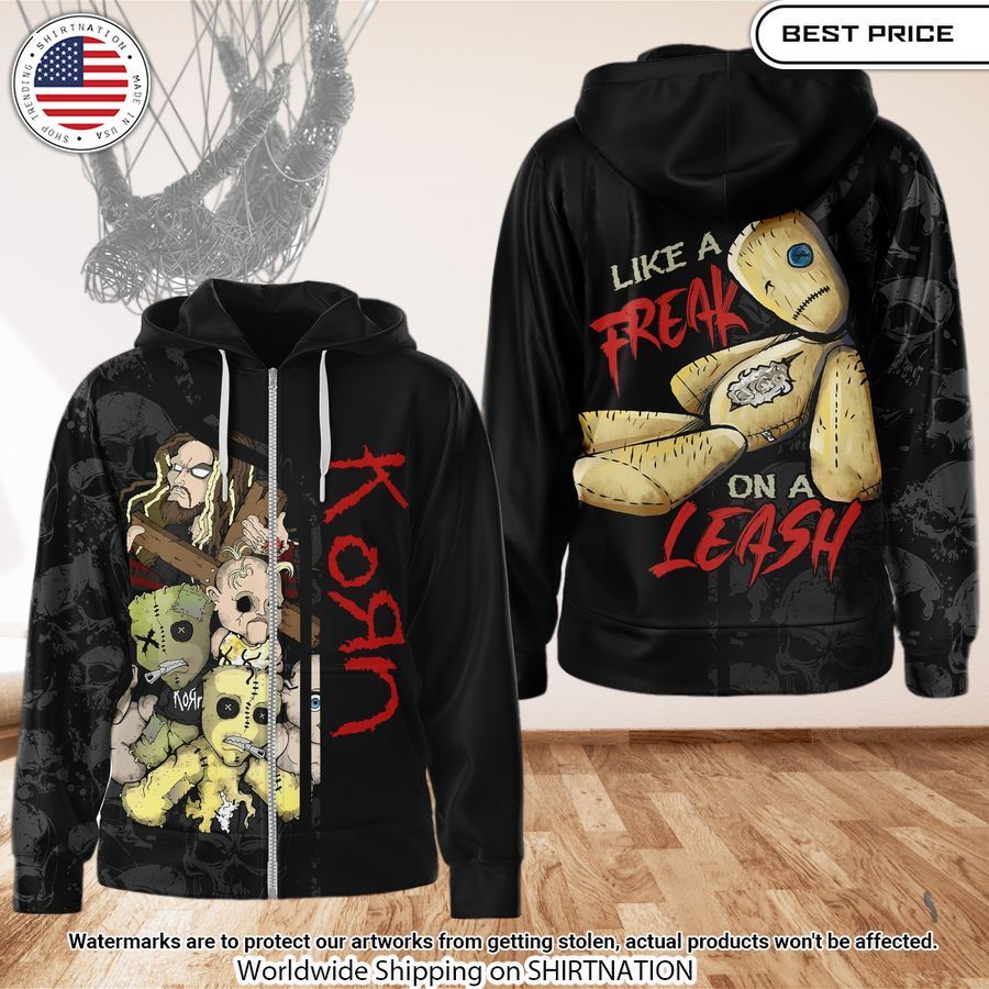 Korn Band Freak on a Leash Hoodie Best couple on earth