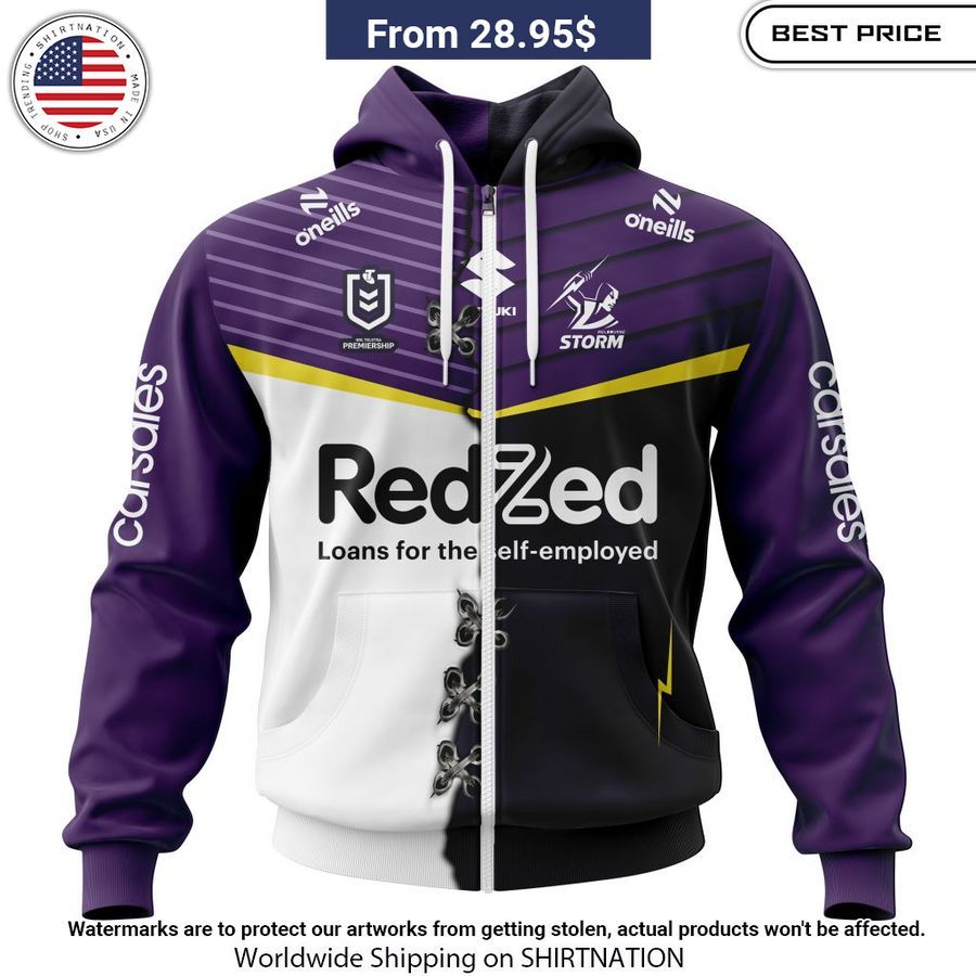 Melbourne Storm Custom Home Mix Away Kits Hoodie Good one dear