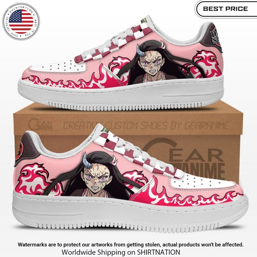 Nezuko Full Demon Form NIKE Air Force Sneakers You look too weak