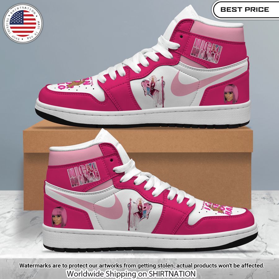 Nicki Minaj I can see your halo NIKE Air Jordan 1 Nice elegant click