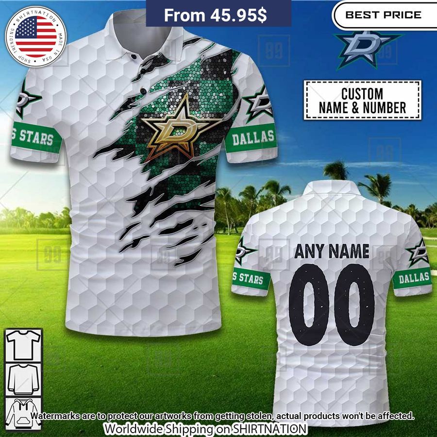 Personalized Golf Dallas Stars Polo Shirt You look cheerful dear