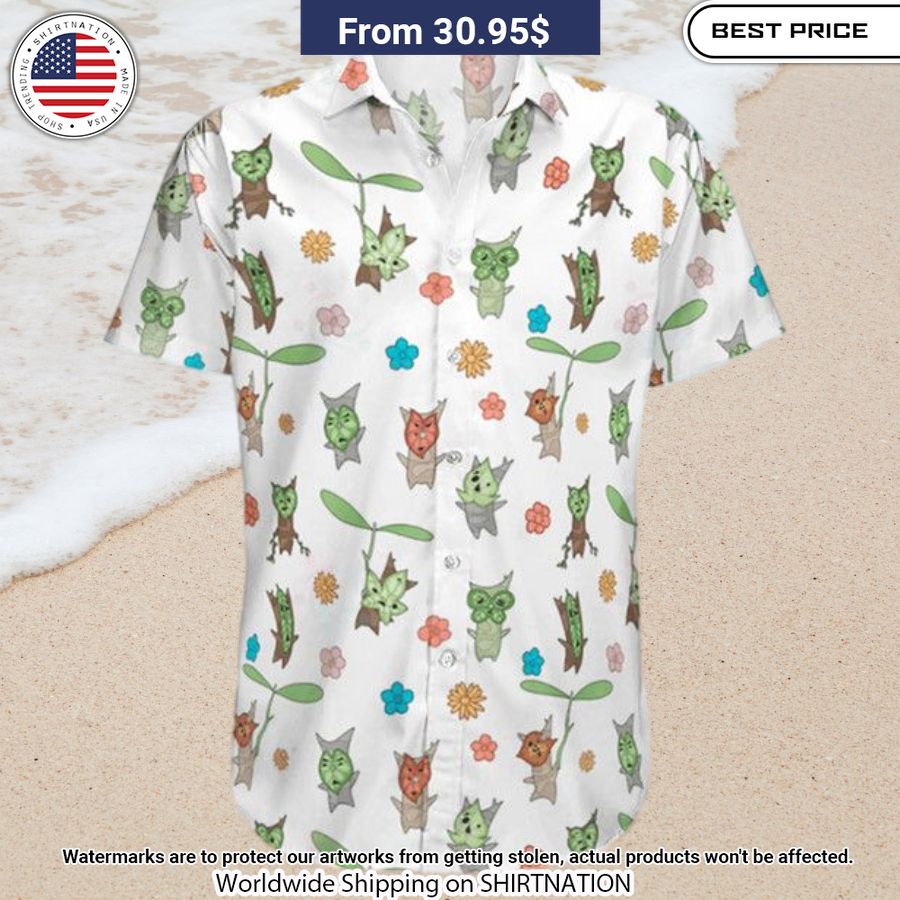 Plant Flora Of Hyrule Korok Hawaiian Shirt You look fresh in nature