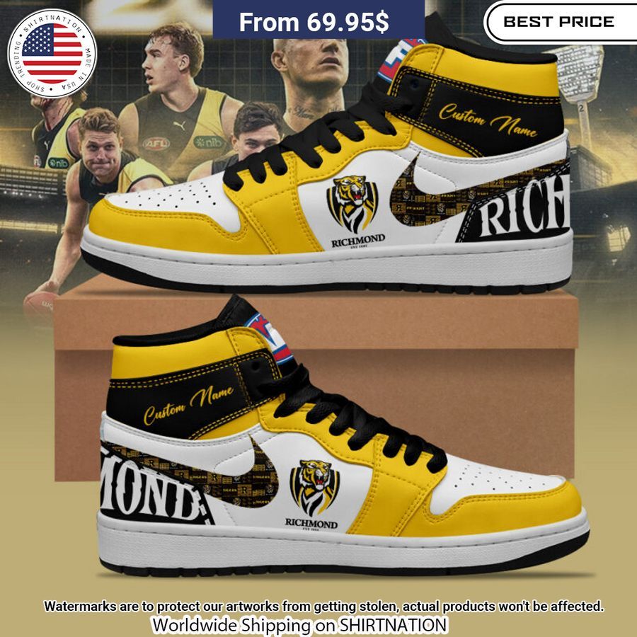 Richmond Tigers Custom Air Jordan 1 My friend and partner