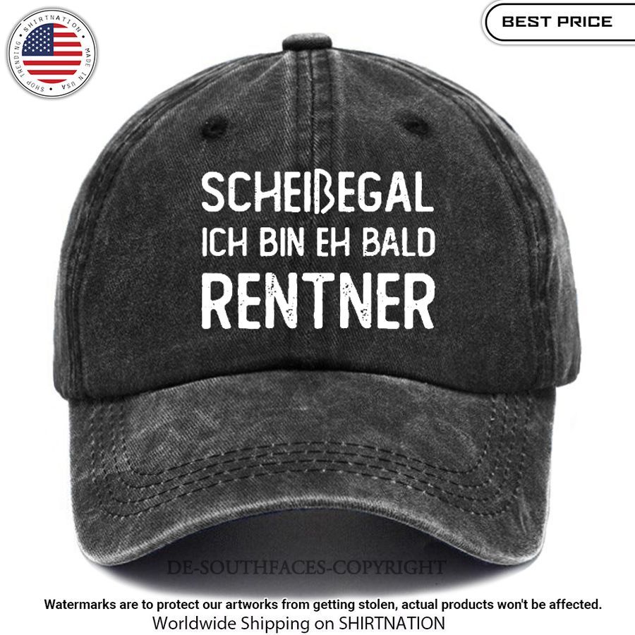 ScheiBegal Ich Bin Eh Bald Rentner Baseball Cap Mesmerising