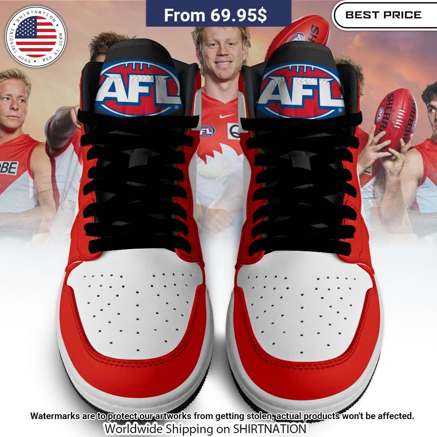 Sydney Swans Custom Air Jordan 1 This place looks exotic.