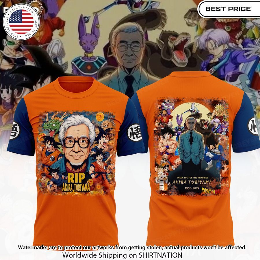 Thank You For The Memories Toriyama Akira Shirt Royal Pic of yours