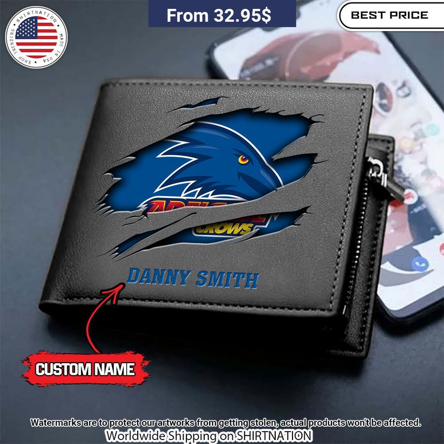 Adelaide Crows Wallet Print Custom Wallet Our Hard Working Soul