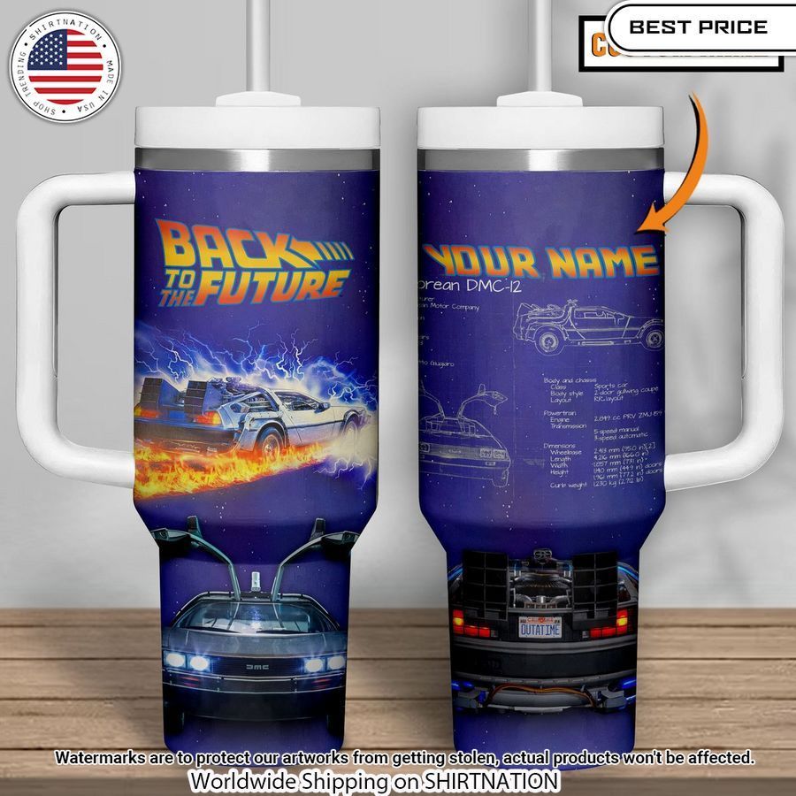 Back To The Future Custom Tumbler Loving, Dare I Say?