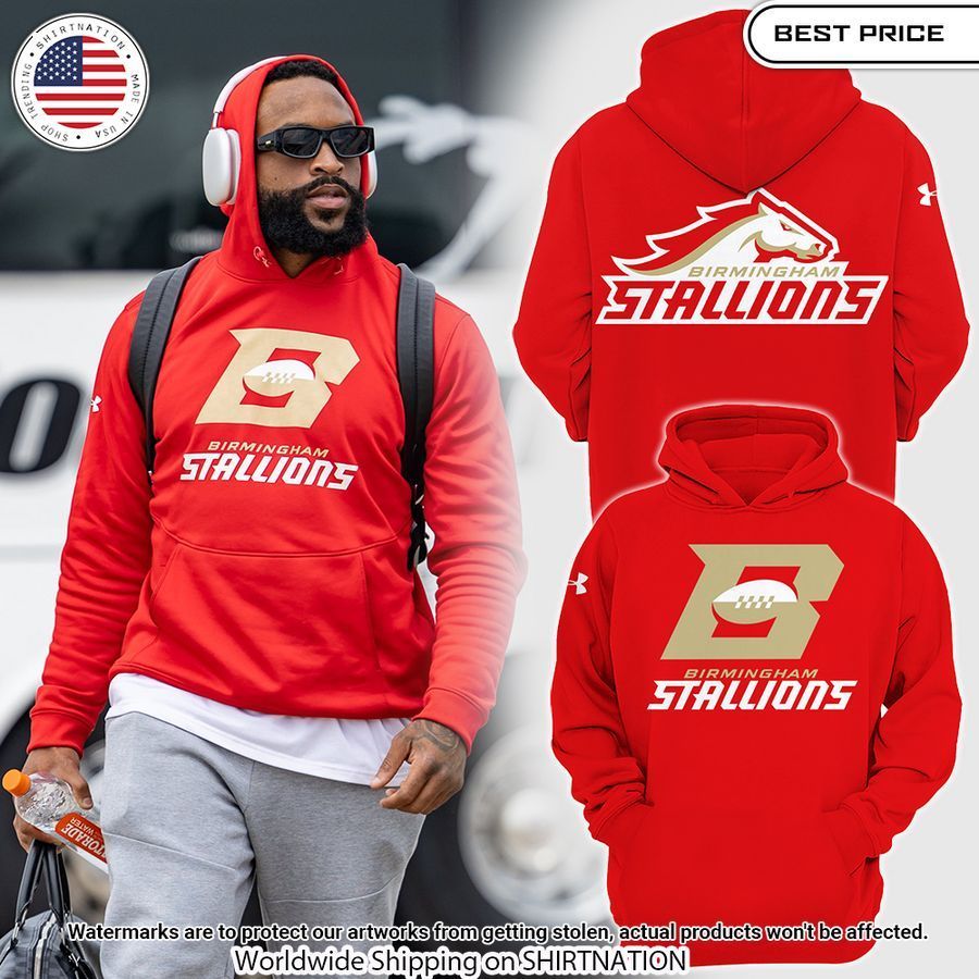 Birmingham Stallions 2024 Hoodie You Look Fresh In Nature