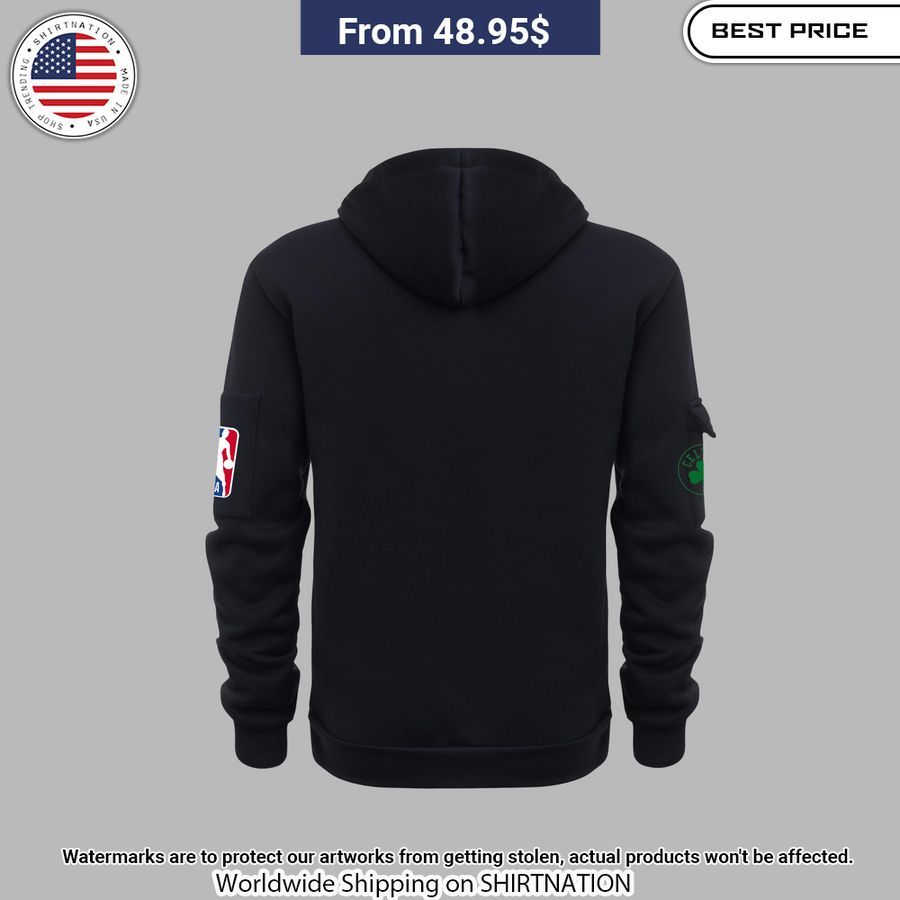 Boston Celtics Half Zip Heavy Hoodie Cuteness Overloaded