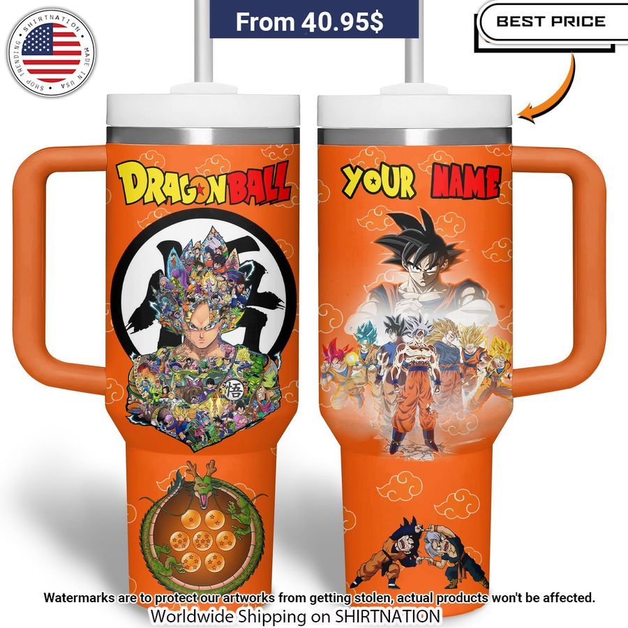 Dragon Ball Songoku Custom Name Tumbler Wow! What a picture you click