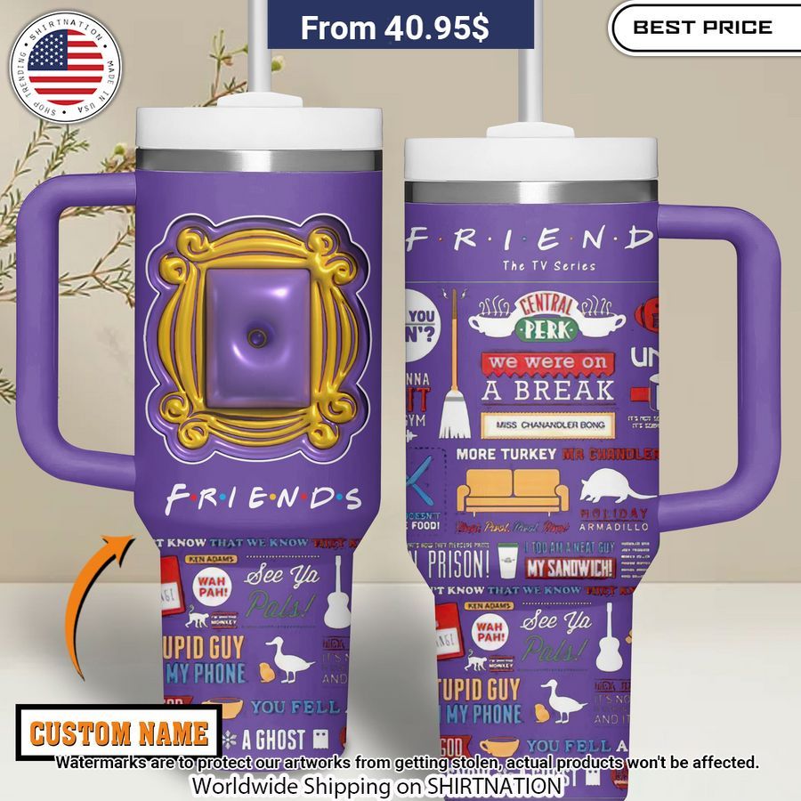 F.R.I.E.N.D.S Custom Name Tumbler Great, I liked it