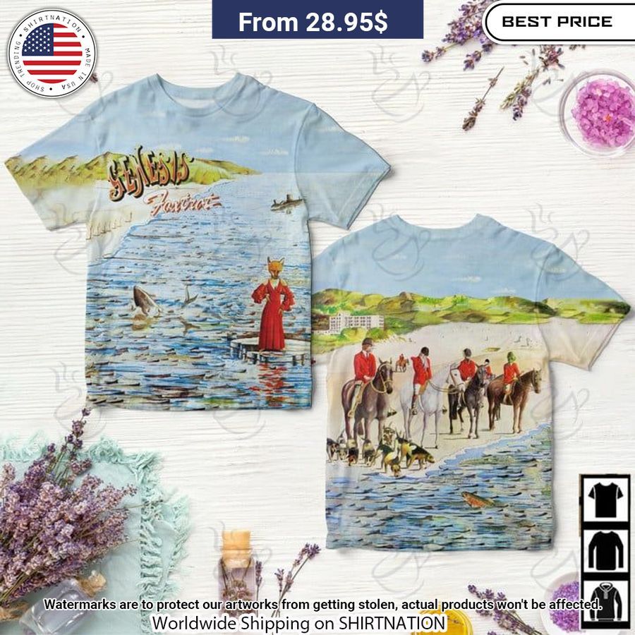 Genesis Foxtrot Album Cover Shirt Looking So Nice