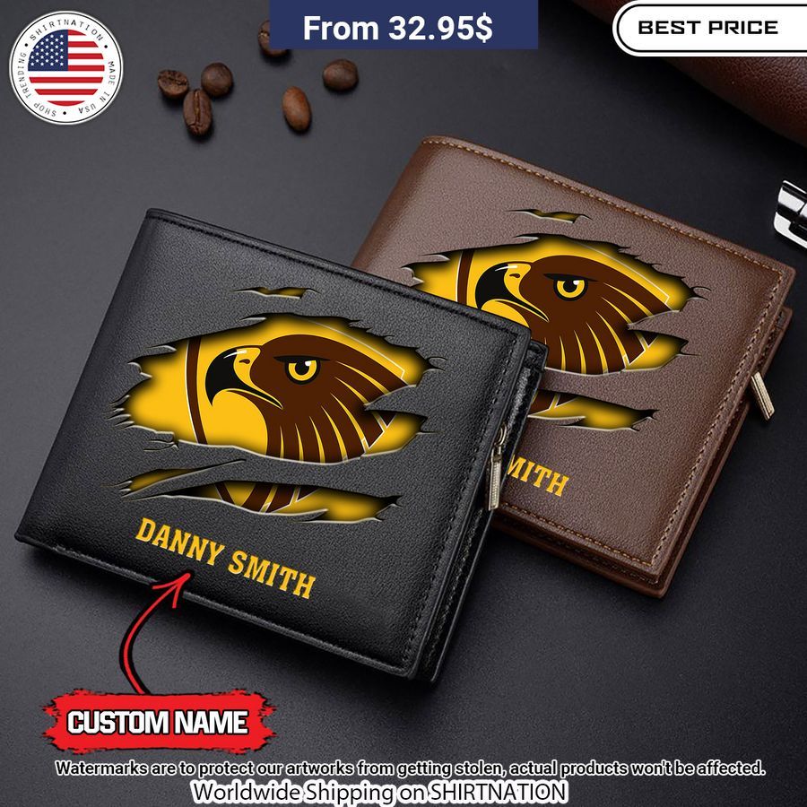 Hawthorn Hawks Wallet Print Custom Wallet Good Click