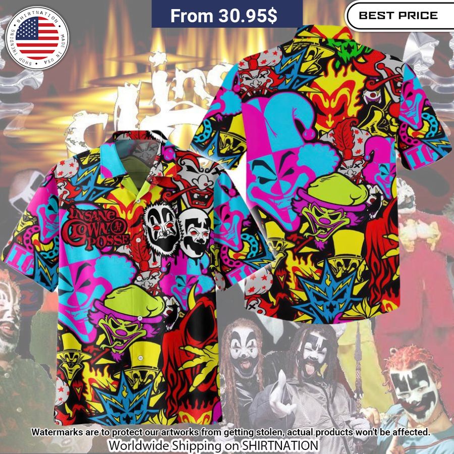 Insane Clown Posse hawaiian Shirt Eye soothing picture dear