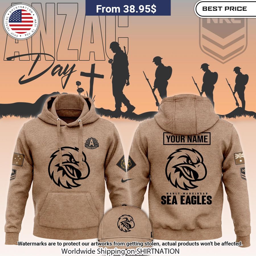 Manly Warringah Sea Eagles Anzac Round Custom Hoodie 1 420.jpg