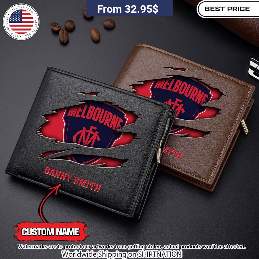 Melbourne Demons Wallet Print Custom Wallet Nice Shot Bro