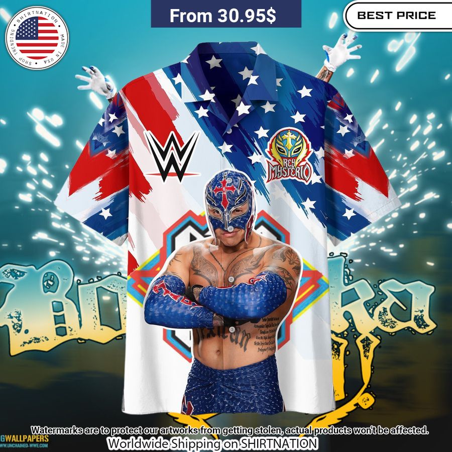 Rey Mysterio hawaiian Shirt Nice place and nice picture