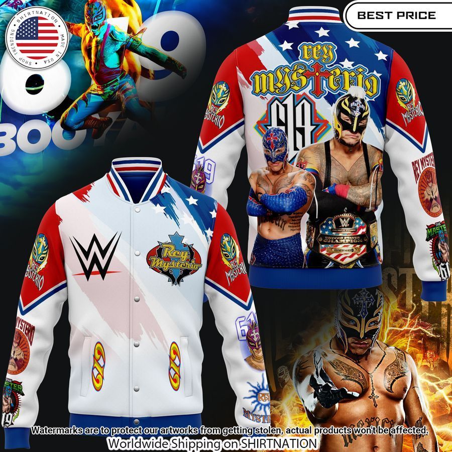 rey mysterio mask baseball jacket 1