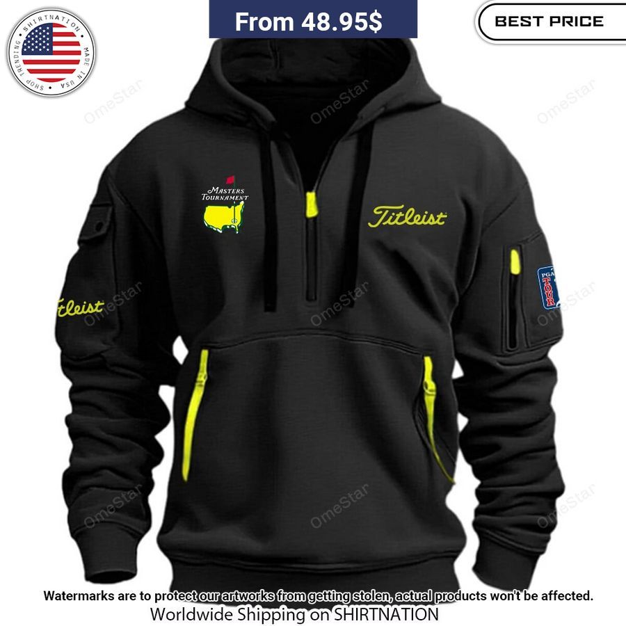 Titleist Masters Tournament Half Zip heavy hoodie Sizzling