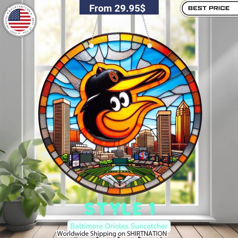 Baltimore Orioles Suncatcher Hey! You look amazing dear