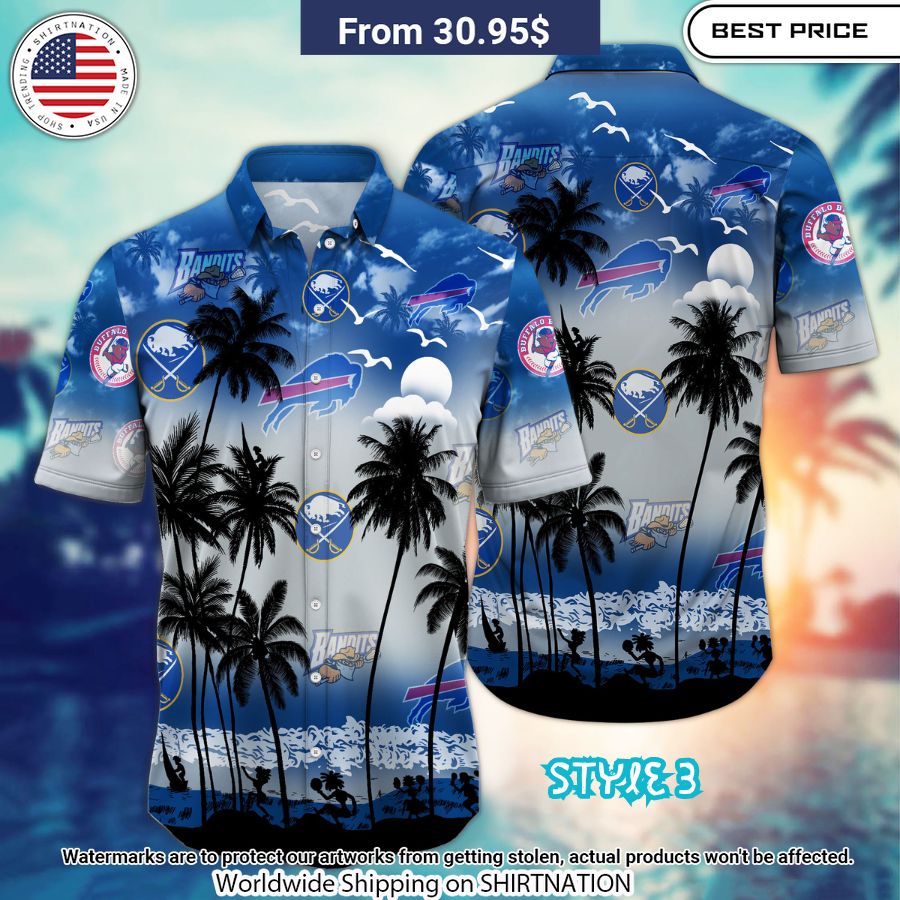 Buffalo Sports Hawaiian Shirt Stand easy bro