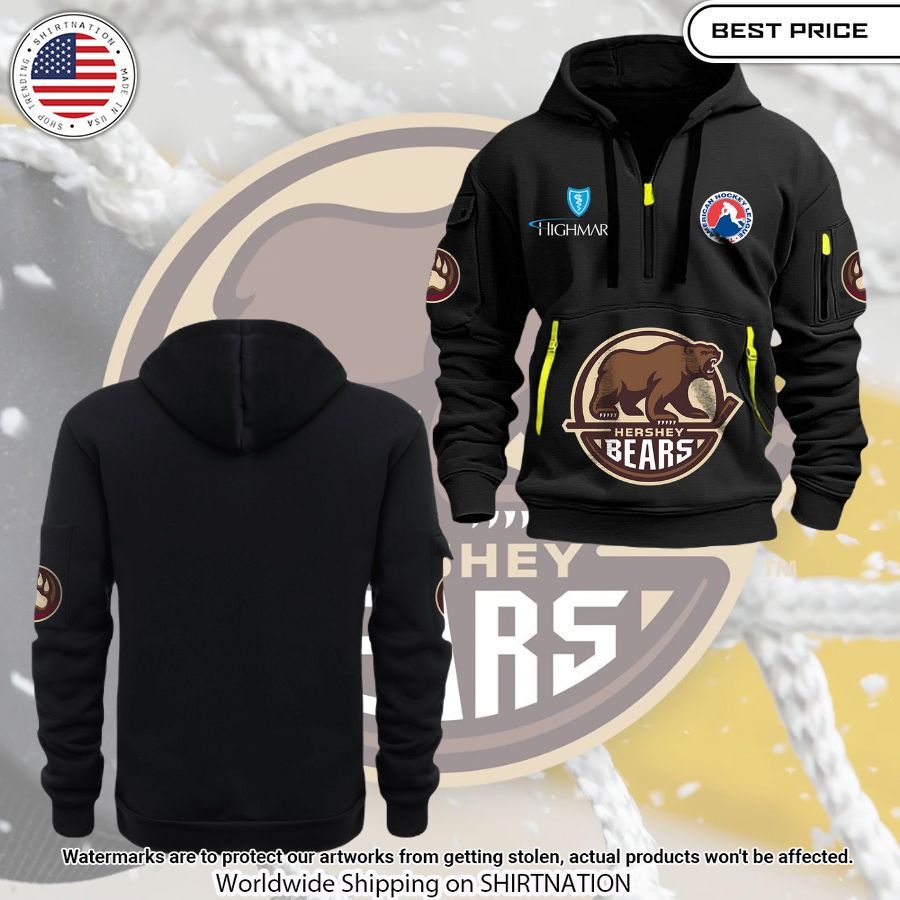 Hershey Bears Roster Half Zip Hoodie You are always amazing