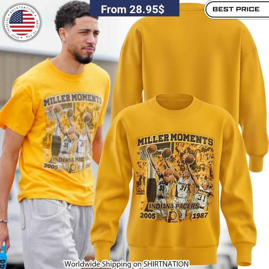 Indiana Pacers Miller Moments Sweatshirt Hundred million dollar smile bro