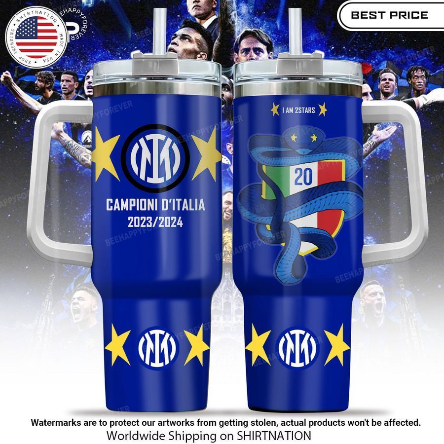 Inter Milan 23 24 Campioni D'Itali Stanley Tumbler Sizzling