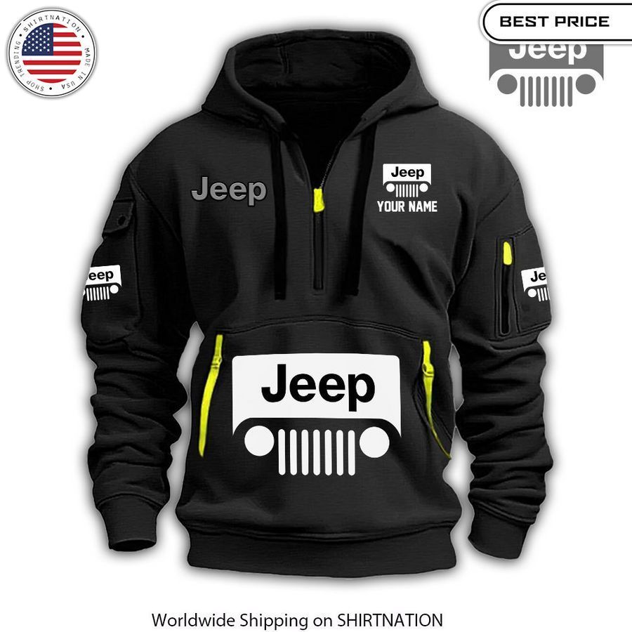 Jeep Custom Name Half Zip Hoodie Is this your new friend?