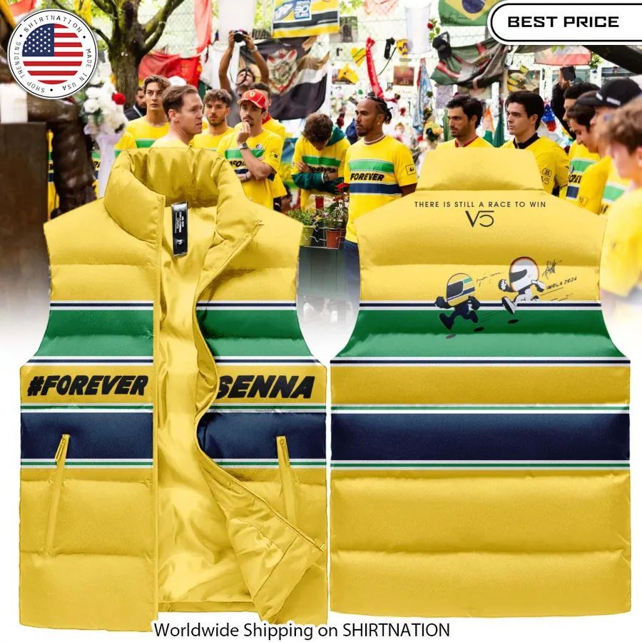 Senna Forever Horizon Chase Down Sleeveless Jacket Cutting dash