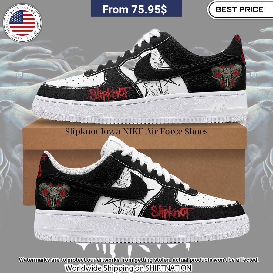 Slipknot Iowa NIKE Air Force Shoes Speechless