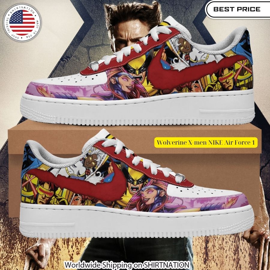 Wolverine X men NIKE Air Force 1 (1)