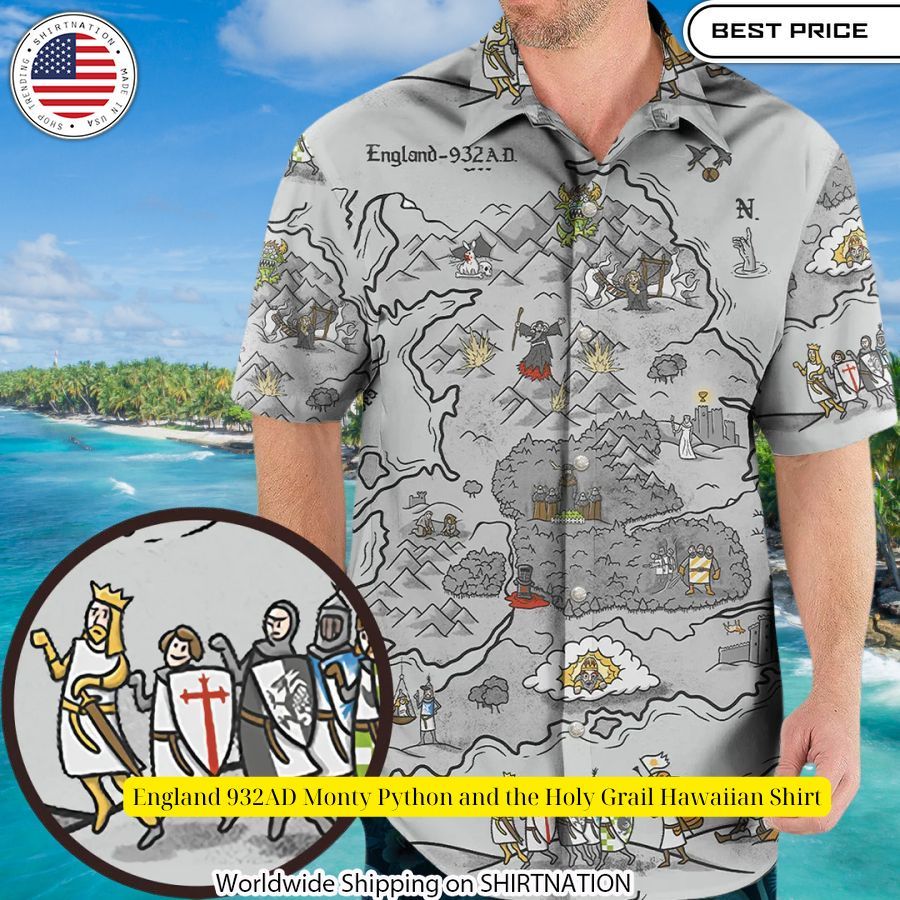 monty python and the holy grail hawaiian shirt 1