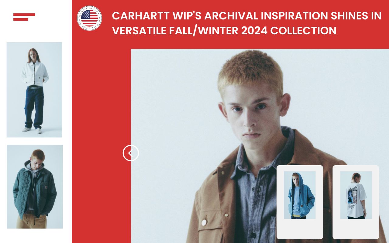 Carhartt WIP's Archival Inspiration Shines in Versatile Fall/Winter 2024 Collection